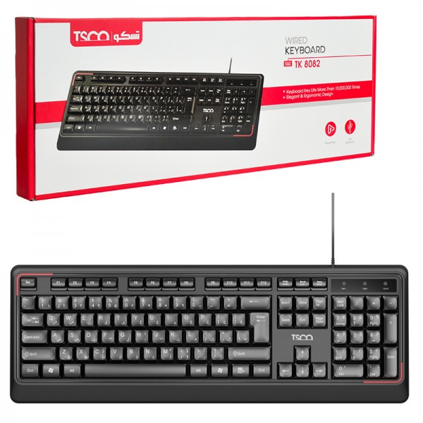 کیبورد سیمی تسکو (TSCO) مدل TK 8082