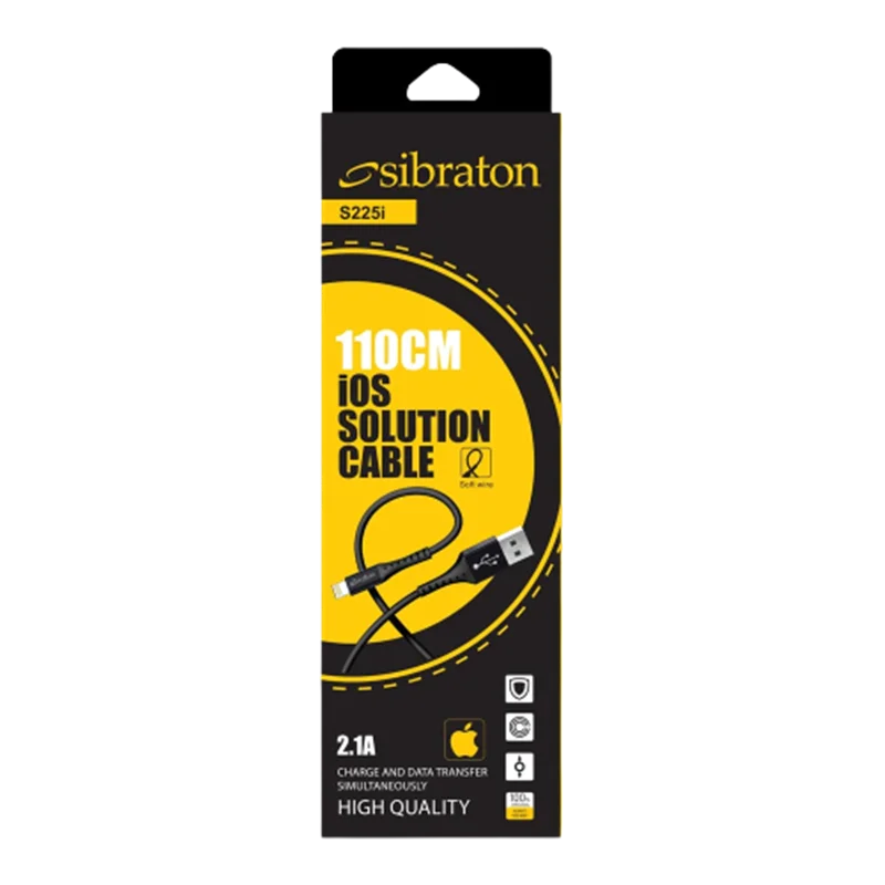 کابل شارژر USB به لایتنینگ SIBRATON S225i