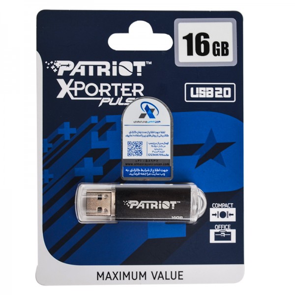 فلش پاتریوت PATRIOT مدل 16GB XPORTER PULSE
